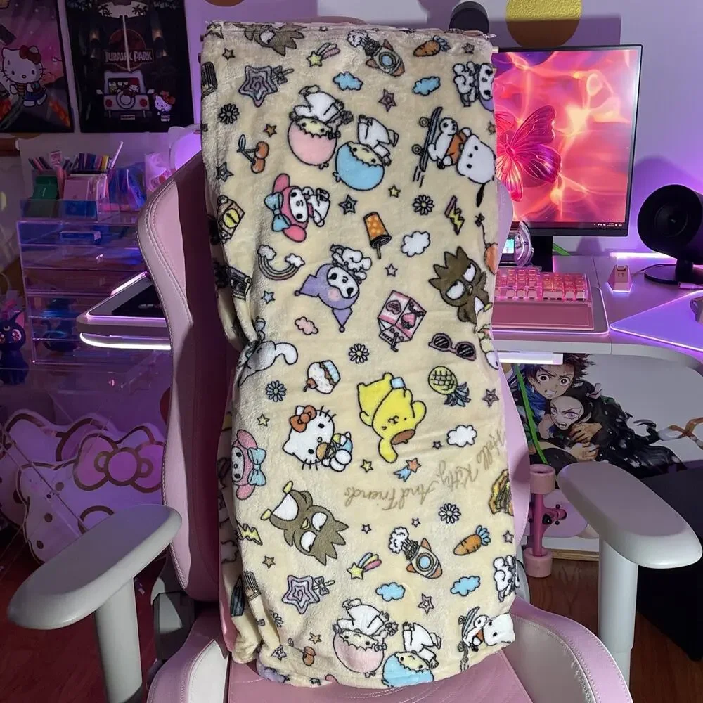 Hello Kitty & Friends Throw Blanket 60”x70” My Melody 2024 Sanrio Cloud Soft